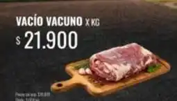 Supermercados Tadicor Vacío vacuno oferta