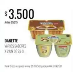 Supermercados Tadicor Danette - varios sabores oferta