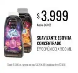 Supermercados Tadicor Ecovita - suavizante concentrado oferta