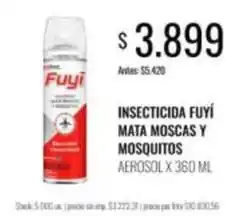 Supermercados Tadicor Fuyi - insecticida mata moscas y mosquitos aerosol oferta