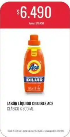 Supermercados Tadicor Ace - jabón líquido diluible clásico oferta