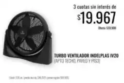 Supermercados Tadicor Turbo ventilador indelplas iv20 oferta