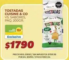 Supermercados Vea Cuisine - tostadas oferta