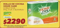Supermercados Vea Rollo de cocina doble hoja oferta