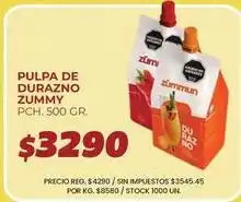 Supermercados Vea Pulpa de durazno oferta