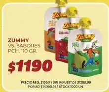 Supermercados Vea Zummy vs. sabores oferta