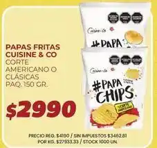 Supermercados Vea Cuisine - papas fritas oferta