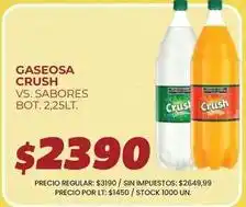 Supermercados Vea Crush - gaseosa oferta