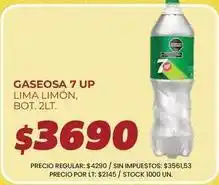 Supermercados Vea Gaseosa lima limón oferta