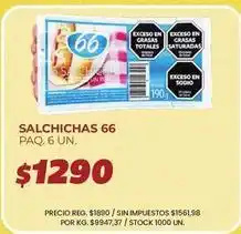 Supermercados Vea 66 - salchichas oferta