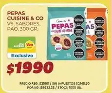 Supermercados Vea Cuisine - pepas oferta