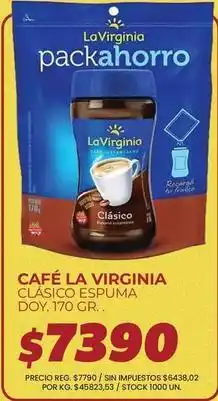 Supermercados Vea La virginia - café clásico espuma doy oferta