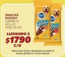 Supermercados Vea Rodeo - snacks carne o pollo oferta