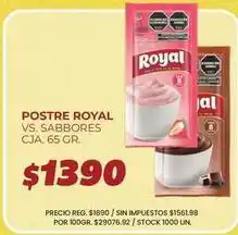 Supermercados Vea Royal - postre oferta