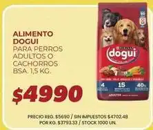 Supermercados Vea Dogui - alimento dogui para perros adultos o cachorros oferta