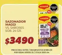 Supermercados Vea Maggi - sazonador vs. sabores sob oferta