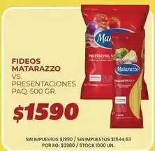Supermercados Vea Matarazzo - fideos oferta