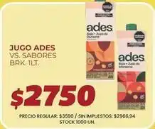 Supermercados Vea Ades - jugo oferta