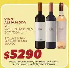 Supermercados Vea Alma mora - vino oferta