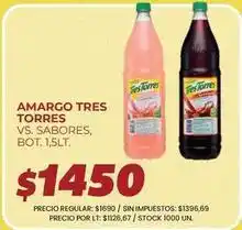 Supermercados Vea Tres torres - amargo oferta