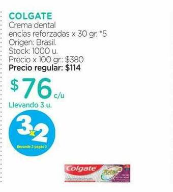 Farmacity Colgate Crema Dental Encias Reforzadas oferta