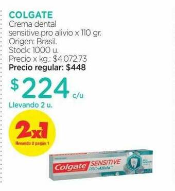 Farmacity Colgate Crema Dental Sensitive Pro Alivio oferta
