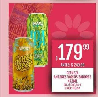 Supermercados Todo Cerveza Antares Varios Sabores oferta