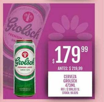 Supermercados Todo Cerveza Grolsch oferta