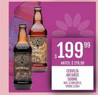 Supermercados Todo Cerveza Antares oferta