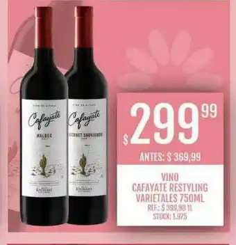 Supermercados Todo Vino Cafayate Restyling Varietales oferta