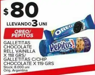 Carrefour Galletas oreo 118g oferta