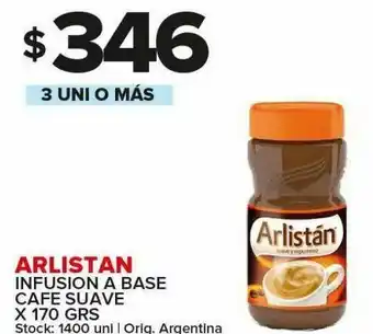 Carrefour Infusion a base de café arlistan 170g oferta