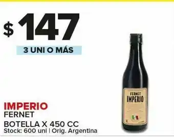 Carrefour Fernet imperio 450cc oferta