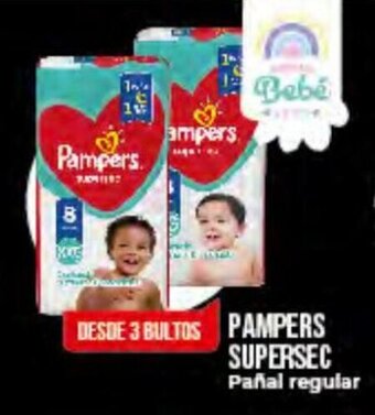 Supermayorista Vital Pampers Supersec Pañal Regular oferta