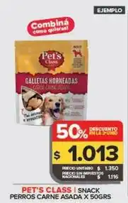 Carrefour Maxi Pets class - snack perros carne asada oferta