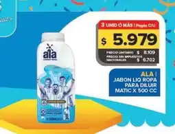 Carrefour Maxi Ala - jabon liq ropa para diluir matic oferta