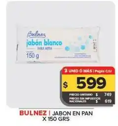 Carrefour Maxi Bulnez - jabon en pan oferta