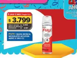 Carrefour Maxi Fuyi - mata mosca mosquito acuosa aero oferta