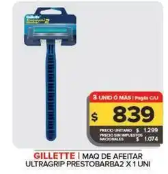 Carrefour Maxi Gillette - maq de afitar ultragrip prestobarba oferta