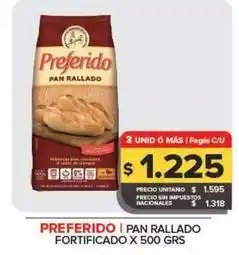 Carrefour Maxi Preferido - pan rallado fortificado oferta