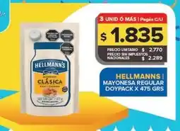 Carrefour Maxi Hellmann's - mayonesa regular oferta