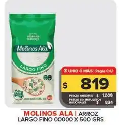 Carrefour Maxi Molinos ala - arroz largo fino oferta