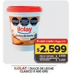 Carrefour Maxi Ilolay - dulce de leche clásico oferta