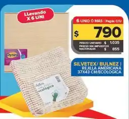 Carrefour Maxi Silvetex - rejilla americana oferta