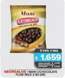 Carrefour Maxi Georgalos - mani c/chocolate oferta