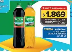 Carrefour Maxi Terma - aperitivo s/ alcohol varios sabores oferta