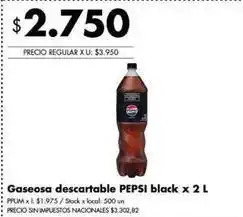 Disco Pepsi - gaseosa descartable black oferta