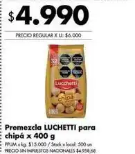Disco Lucchetti - premezcla para chipá x 400 g oferta