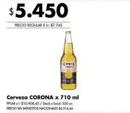 Disco Corona - cerveza oferta