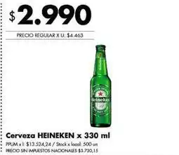 Disco Heineken - cerveza oferta
